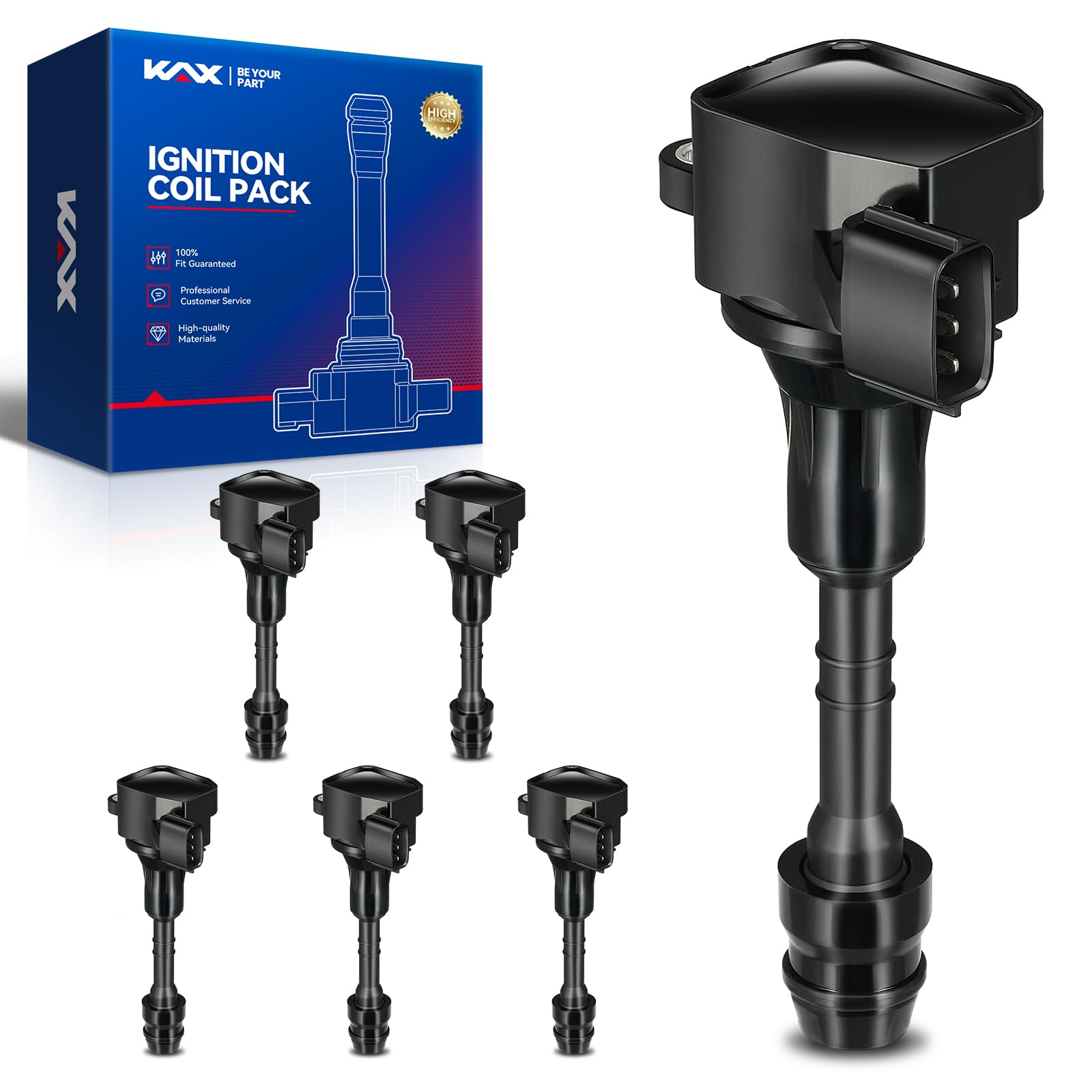 Amazon.com: KAX Pack of 6 UF349 Ignition Coil Set for Nissan